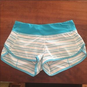 Blue Lululemon Shorts
